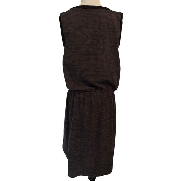 Athleta Vintage Rincon Tie Waist Dress Womens Large Black Y2K Performance Mini - Picture 4 of 11
